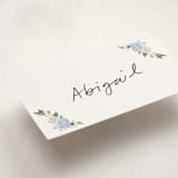 "SweetHearts" - Fill-in Place Cards in Periwinkle by Design Lotus - Detail