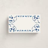 "Amalfi Coast" - Fill-in Place Cards in Cerulean by Jenna Holcomb - Flat Version Available