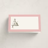 "Classic Bunny" - Fill-in Place Cards in Blush by Megan Davis - Blank Front