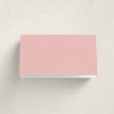 "Classic Bunny" - Fill-in Place Cards in Blush by Megan Davis - Folded Back of Card