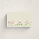 "Easter Village" - Fill-in Place Cards in Sand by Hannah Williams - Flat Version Available