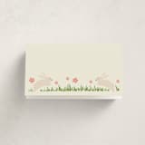 "Easter Village" - Fill-in Place Cards in Sand by Hannah Williams - Blank Front