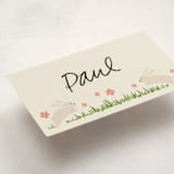 "Easter Village" - Fill-in Place Cards in Sand by Hannah Williams - Detail