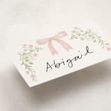 "Dainty Garden" - Fill-in Place Cards in Blush by Paper Raven Co. - Detail