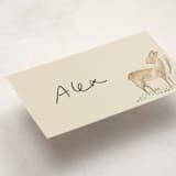 "Vintage woodland" - Fill-in Place Cards in Ginger by Creo Study - Detail