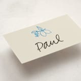 "Mediterraneo" - Fill-in Place Cards in Ocean by Pati Cascino - Detail