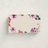"Wildflowers" - Fill-in Place Cards in Peony by Alethea and Ruth - Flat Version Available