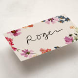 "Wildflowers" - Fill-in Place Cards in Peony by Alethea and Ruth - Detail