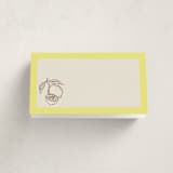 "Campania" - Fill-in Place Cards in Limone by Megan Davis - Blank Front