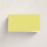 "Campania" - Fill-in Place Cards in Limone by Megan Davis - Folded Back of Card