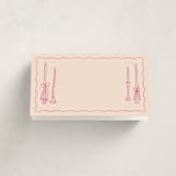 "candlesticks" - Fill-in Place Cards in Bubblegum by Ellen Schlegelmilch - Blank Front