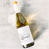 "Officiant Gift Wine Label | Pairs well with Officiant Duties" - Bottle Labels in white by The Pretty Little Mess
