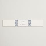 "watercolor tile" - Belly Bands in Cobalt by Katharine Watson - Assembled with Invitation