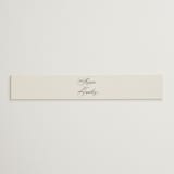 "Tandem" - Belly Bands in Buttercream by Jessica Williams - Assembled with Invitation