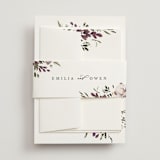 "iliya" - Belly Bands in Bordeaux by Itsy Belle Studio - Front