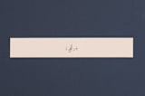 "Twirl Monogram B" - Belly Bands in Blush by Ariel Rutland - Assembled with Invitation