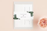 "Foliage Wreath" - Belly Bands in Evergreen by Grace Kreinbrink - Front