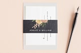 "botanica" - Belly Bands in Midnight by Griffinbell Paper Co. - Front