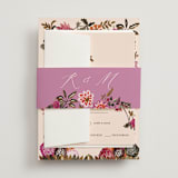 "Indian floral chintz lush" - Belly Bands in Ivory by Caroline Bonne Muller - Front