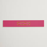 "Varna" - Belly Bands in Fuchsia by Pati Cascino - Assembled with Invitation