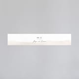 "Sloped" - Belly Bands in Ecru by Everett Paper Goods - Assembled with Invitation