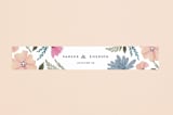 "Romantic Watercolor Flora" - Belly Bands in Dhalia by Petra Kern - Assembled with Invitation