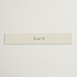 "Elegant Type" - Belly Bands in Cream by Louise Kay - Assembled with Invitation