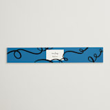 "Swirl Frame" - Belly Bands in Cobalt by mo kelley - Assembled with Invitation