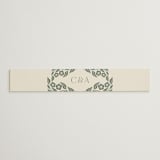 "Floral Diamond" - Belly Bands in Eucalyptus by Katharine Watson - Assembled with Invitation