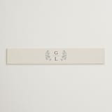 "Embroidered" - Belly Bands in Dusty Blue by Jen Owens - Assembled with Invitation