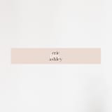 "Loved" - Belly Bands in Champagne by Angela Garrick - Assembled with Invitation