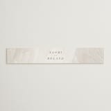 "Neutrality" - Belly Bands in Cream by Hooray Creative - Assembled with Invitation