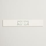 "Romantic Garden" - Belly Bands in Mint by Melinda Denison - Detail