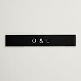 "Modern Classic Names" - Belly Bands in Onyx by Emily Betts - Assembled with Invitation