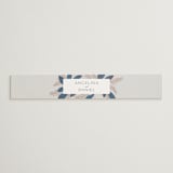 "Bouquet" - Belly Bands in Cobalt by Jen Owens - Assembled with Invitation