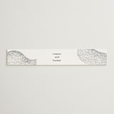 "Memo" - Belly Bands in Charcoal by Blustery August - Assembled with Invitation