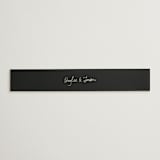 "Inkwoven" - Belly Bands in Tuxedo by Jelena Vuletic - Detail