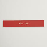 "cherry" - Belly Bands in Cherry by Ellen Schlegelmilch - Detail