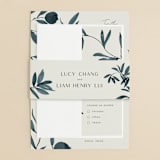 "Adore You" - Belly Bands in Great Lakes by Design Lotus - Front