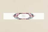 "Vintage Boughs" - Belly Bands in Merlot by Grace Kreinbrink - Assembled with Invitation