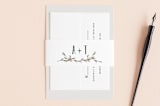 "Rustic Wedding" - Belly Bands in Pine by Susan Brown - Front