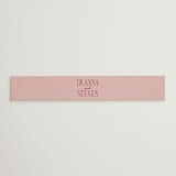 "Thompson" - Belly Bands in Rose by Jennifer Lew - Detail