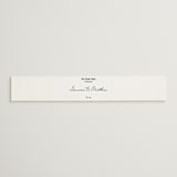 "Hotel" - Belly Bands in Ivory by Studio Suku - Detail