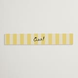 "Amore Mio" - Belly Bands in Nero by Helena Vitto - Detail