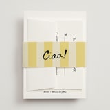 "Amore Mio" - Belly Bands in Nero by Helena Vitto - Front