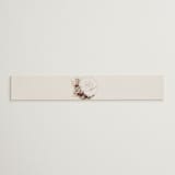 "Dried Floral Wreath" - Belly Bands in Cabernet by Erin Deegan - Assembled with Invitation