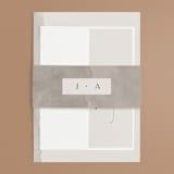 "ridge" - Belly Bands in Natural by Kate Ahn - Front