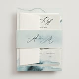 "Ocean Vibes" - Belly Bands in Sky by Marina Onoprienko - Front