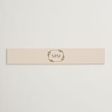 "Gilded" - Belly Bands in Cerulean by GeekInk Design - Front