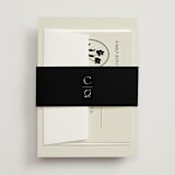 "la graine" - Belly Bands in Onyx by Alaina Cherup - Front